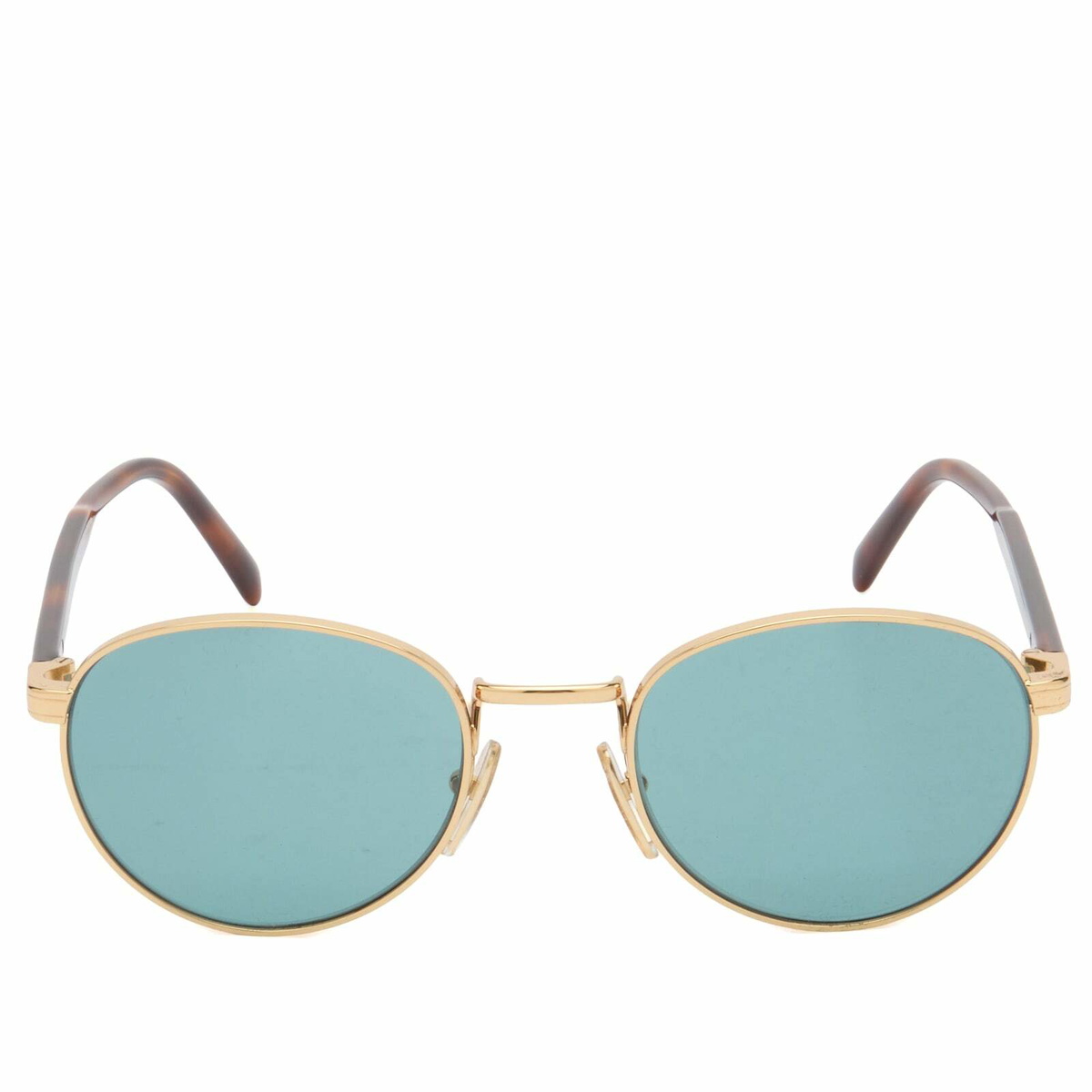 Prada Eyewear 0PR B51S Sunglasses in Shiny Gold/Lago 