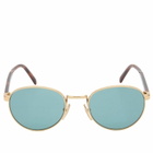 Prada Eyewear 0PR B51S Sunglasses in Shiny Gold/Lago 