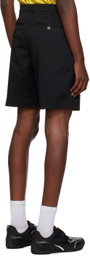 Metalwood Studio Black Pleated Shorts