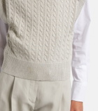 Brunello Cucinelli Cable-knit cotton-blend sweater