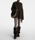 Bogner Turin shearling and suede boots