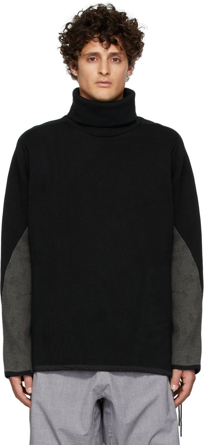 BYBORRE Black Turtleneck Sweater BYBORRE