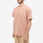 Loewe Men's Overdyed Anagram T-Shirt in Peach Bloom