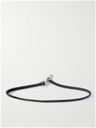 Miansai - Metric Rope and Silver Bracelet - Black