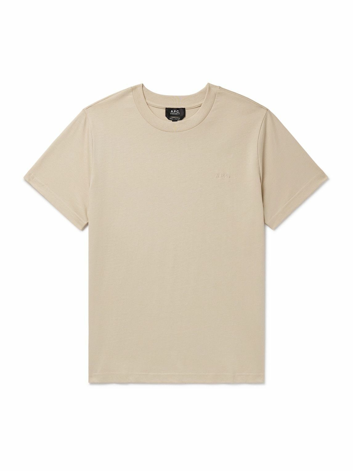 A.P.C. White & Green 'V.P.C.' T-Shirt A.P.C.