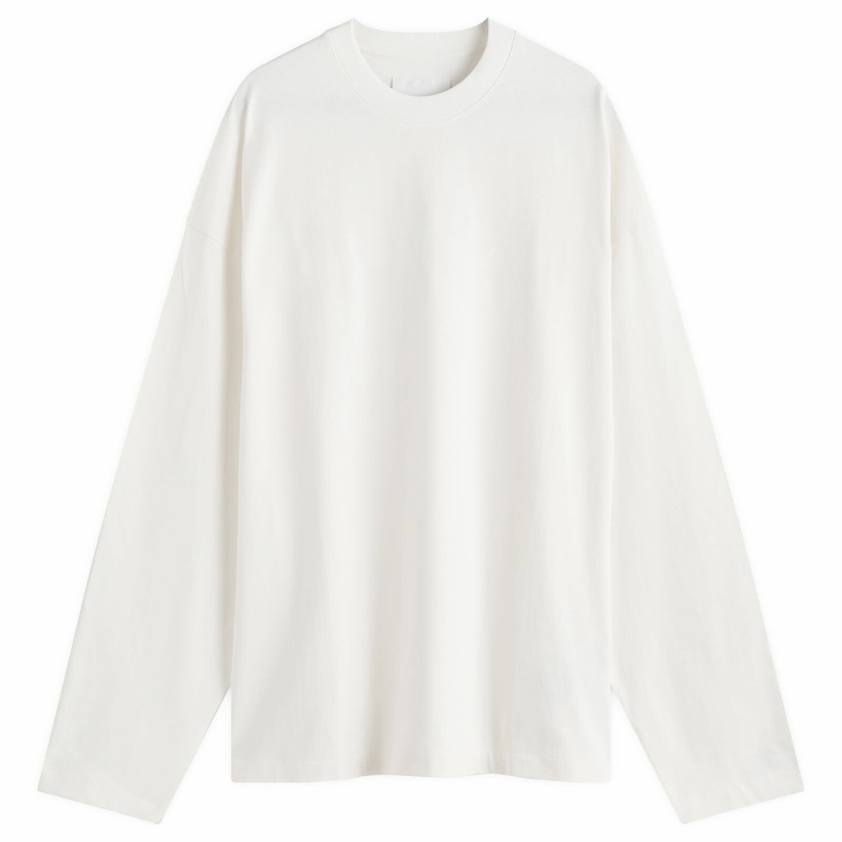 ★Jil Sander★ Tone-on-tone logo t-shirt porcelain J21GC0167 MUSINSA | JIL SANDER Tone-on-Tone Logo T-Shirt - Porcelain