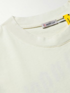 Moncler Genius - 8 Palm Angels Logo-Appliquéd Printed Cotton-Jersey T-Shirt - Neutrals