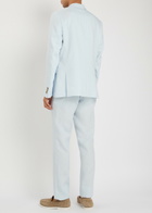 Paul Smith Linen Suit Blue