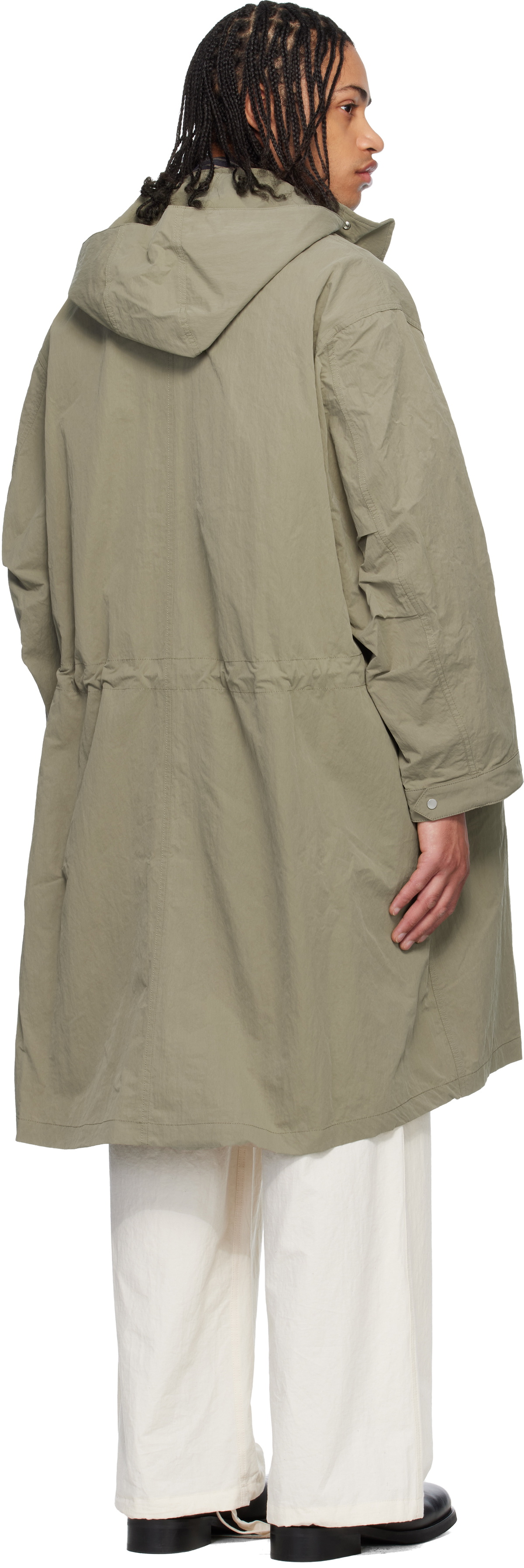 Studio Nicholson Taupe Lotus Coat
