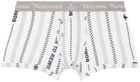 Vivienne Westwood White Printed Boxers