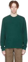 Noah Green Cotton Long Sleeve T-Shirt