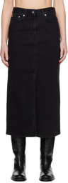 Loulou Studio Black Rona Maxi Skirt