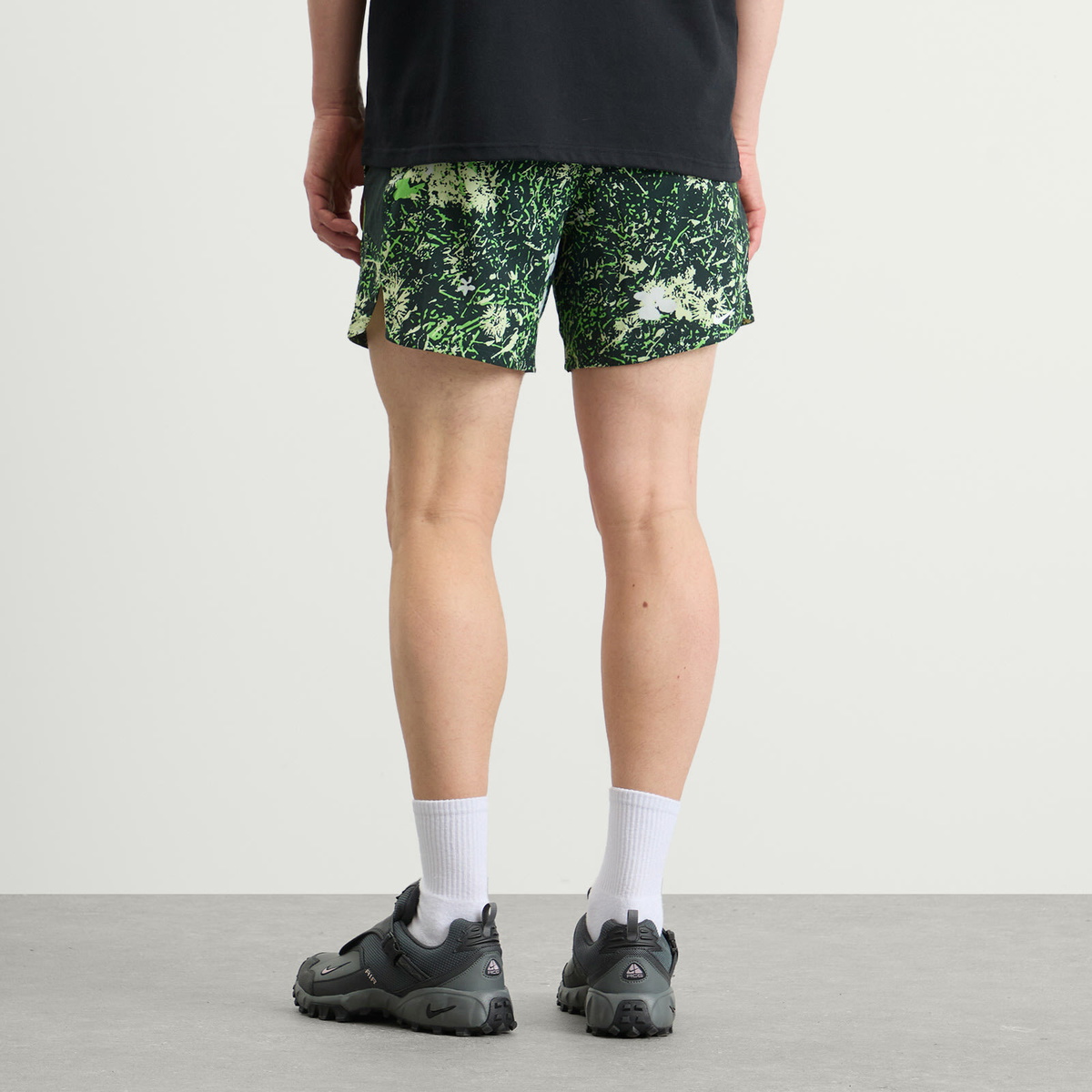 Nike Men's ACG All Over Print Short in Mean Green/Black Spruce/Summit White