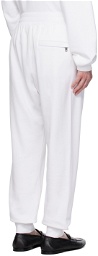 Dolce & Gabbana White Printed Sweatpants