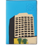 Loewe - Ken Price L.A. Printed Leather Billfold Wallet - Blue