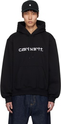 Carhartt Work In Progress Black 'Carhartt' Hoodie