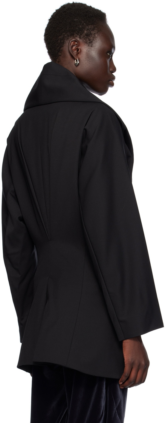 Kiko Kostadinov Black Venari Tailored Blazer