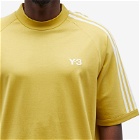 Y-3 Men's 3S Long Sleeve T-Shirt in Blanch Yellow/Off White