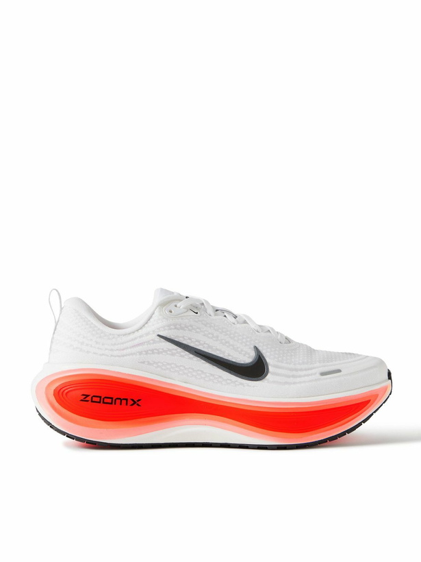 Photo: NIKE RUNNING - Vomero Plus Rubber-Trimmed Mesh Sneakers - White