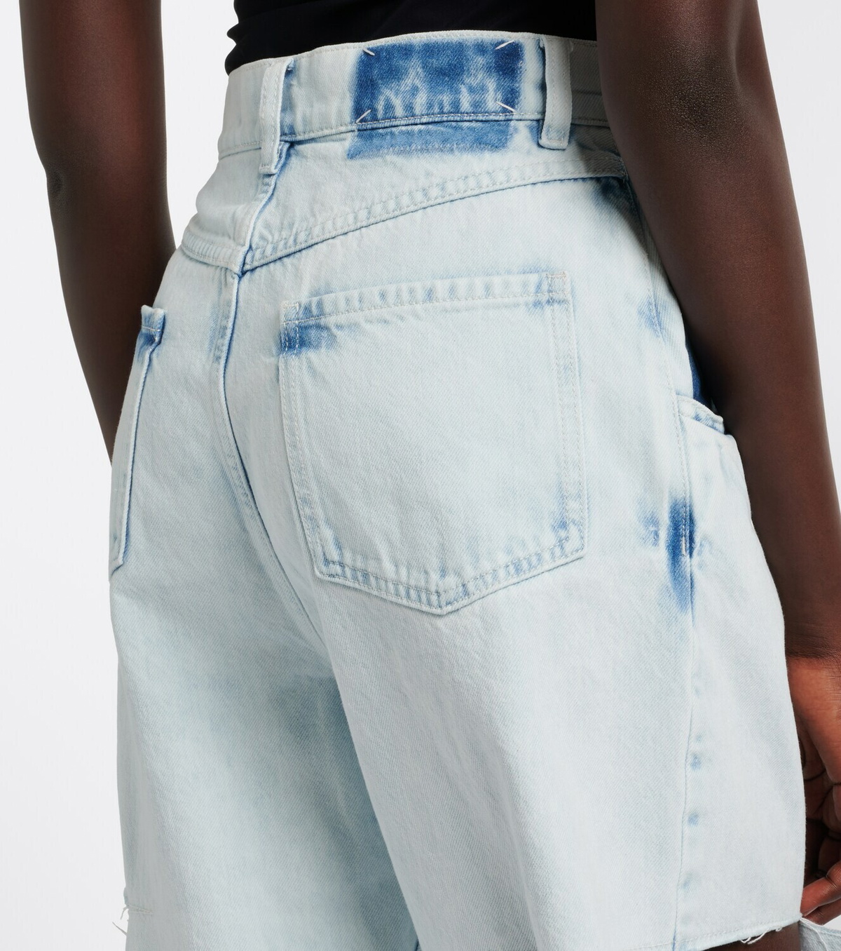 Maison Margiela Cutout wide-leg jeans