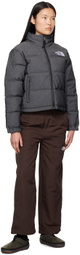 The North Face Black '92 Nuptse Reversible Denim Down Jacket