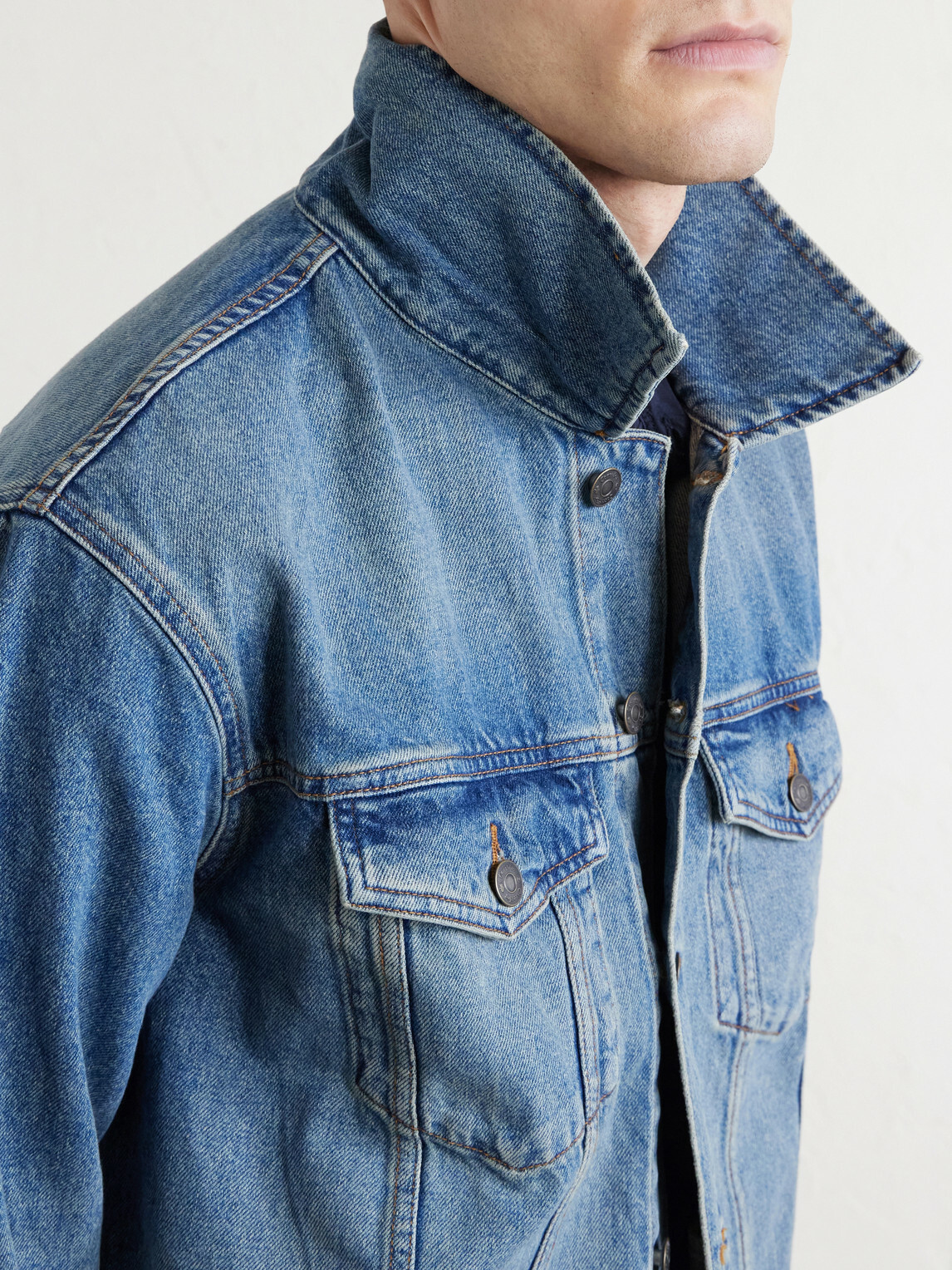 Corridor - Denim Trucker Jacket - Blue