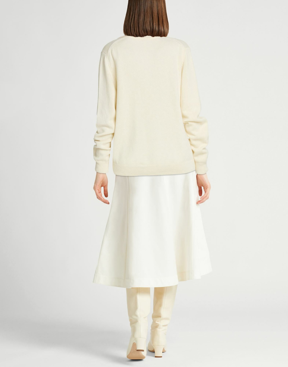 Annagreta Womens Sweater in White
