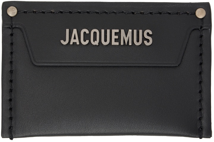Photo: Jacquemus Black Le Chouchou 'Le Porte Carte Meunier' Card Holder