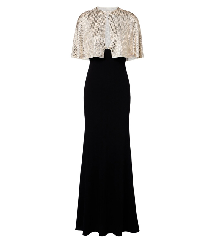Photo: Roland Mouret Caped embellished gown