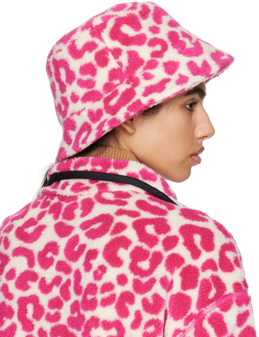 Moncler Genius 1 Moncler JW Anderson Pink Teddy Bucket Hat Moncler