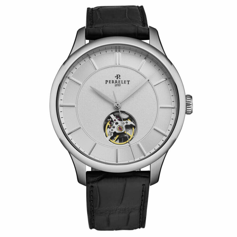 Perrelet First Class Automatic Silver Dial Mens Watch A1087/8