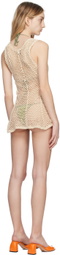 Akoia Beige Jala Minidress