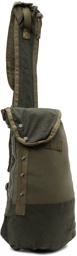 C.P. Company Khaki Embroidered Backpack