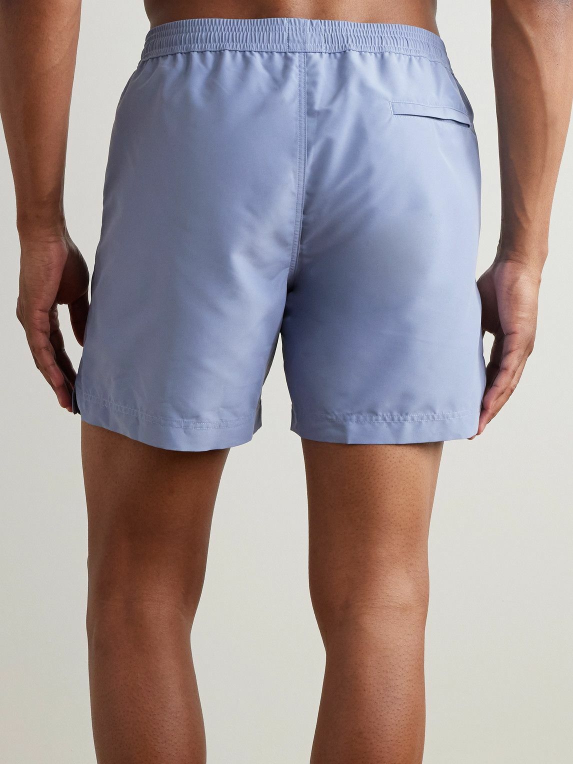 Sunspel - Straight-Leg SEAQUAL® Swim Shorts - Blue
