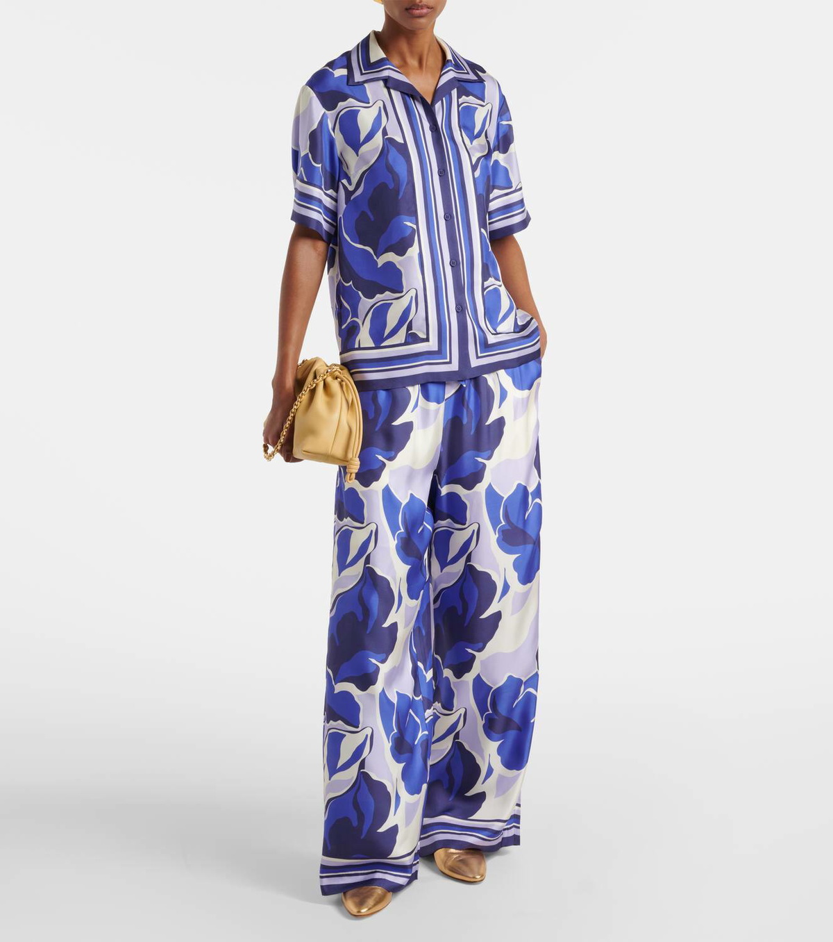Rebecca Vallance Paros printed wide-leg pants