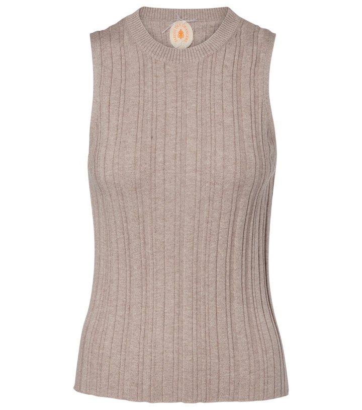 Photo: Jardin des Orangers Cotton, silk, and cashmere tank top
