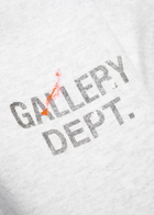 Gallery Dept. Paint Splatter-effect Cotton-blend Sweatshirt Grey