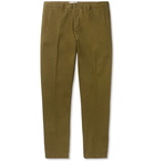 AMI - Slim-Fit Cotton-Twill Chinos - Green