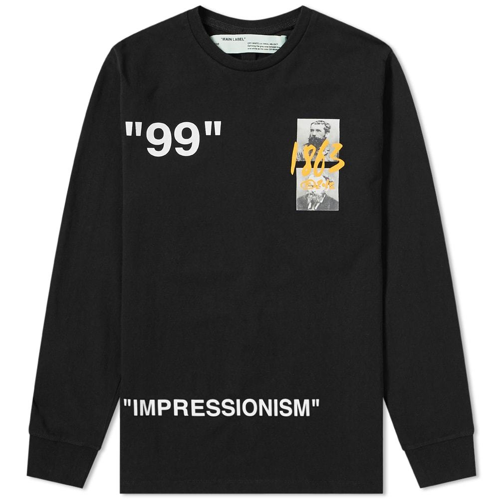 Off white impressionism tee black sale