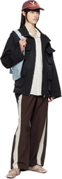 OPEN YY Black Cargo Pocket Field Jacket
