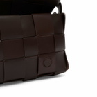 ST. Agni Women's Woven Envelope Slim Tote in Chocolate 
