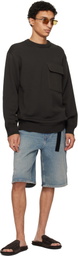 Courrèges Brown Utility Wool Sweater