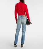 Victoria Beckham Faded straight jeans