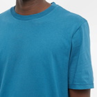 Folk Men's Contrast Sleeve T-Shirt in Dark Cyan