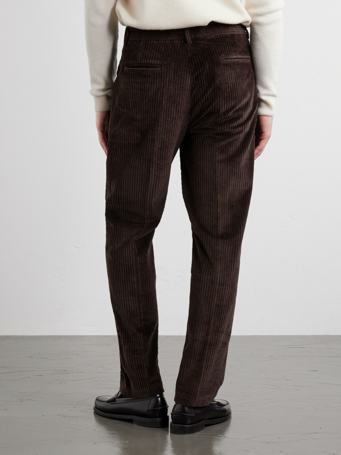 Massimo Alba - Strallo02 Straight-Leg Cotton-Blend Corduroy Trousers - Brown