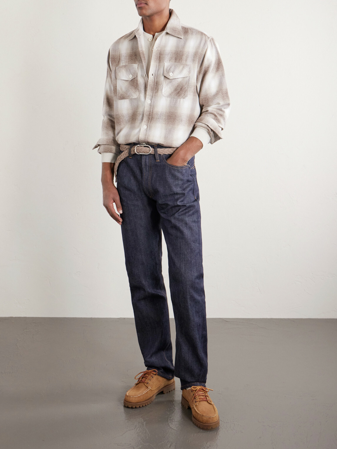 3sixteen - CS-100x Classic Straight-Leg Selvedge Jeans - Blue