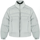 Moncler Men's Crinkle Nylon Jacket in Grey