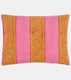 Lisa Corti Tea Flower rectangular cotton cushion