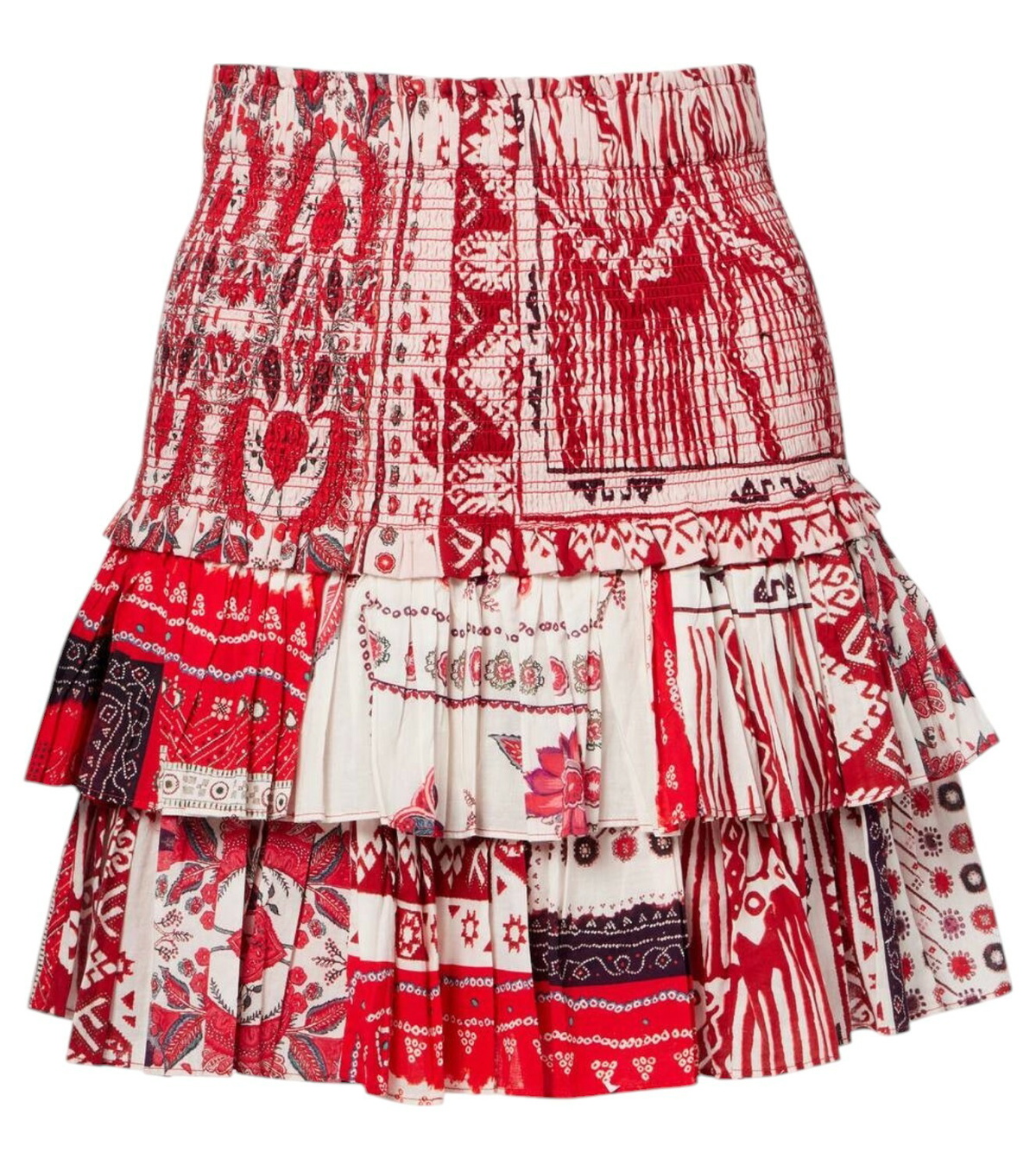 Marant Etoile Berthe floral jacquard midi skirt Isabel