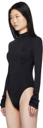 Poster Girl Black Cat Call Padded Bodysuit